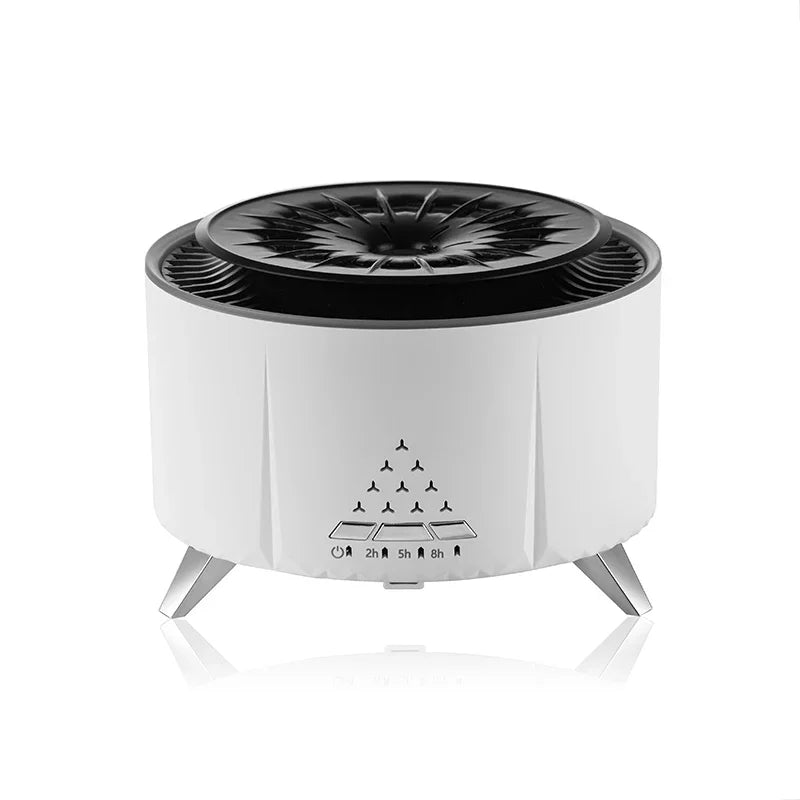 Diffuseur d’Huiles Essentielles cosy innov – Effet Fumée Méduse & Veilleuse LED – 350ml, 12h d’Autonomie